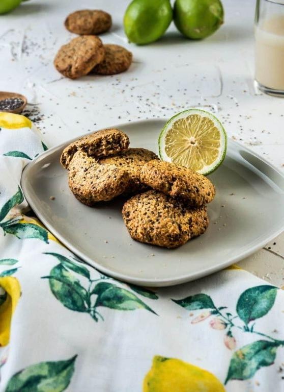 Chia Seed Lemon Sugar-Free Cookies