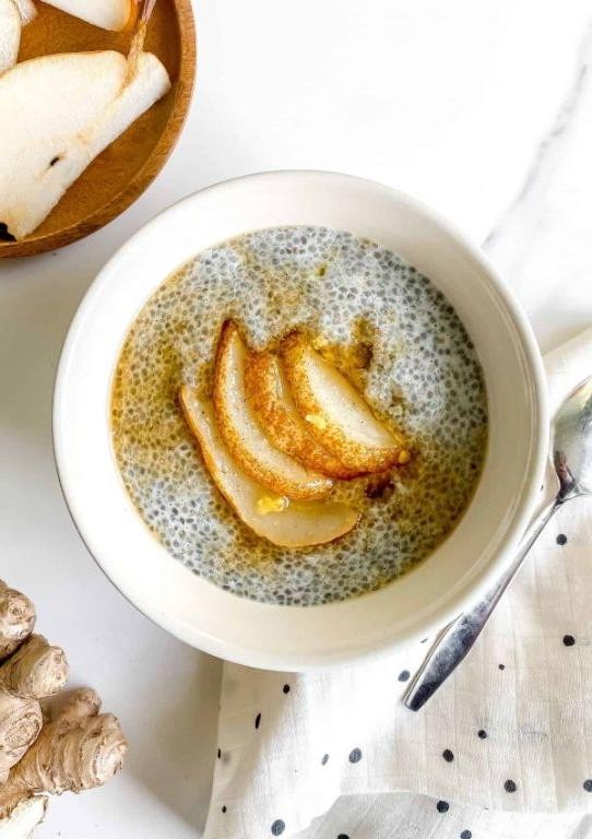 Chia Seed Pear Sauce