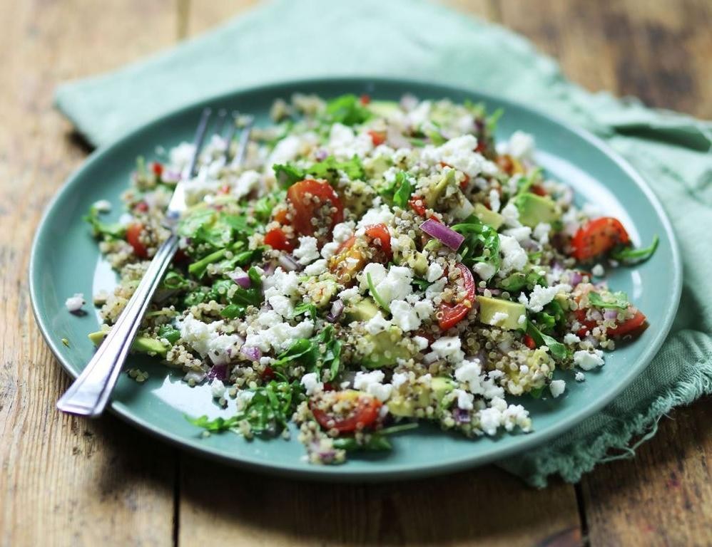 Chia and Quinoa Salad with Avocado