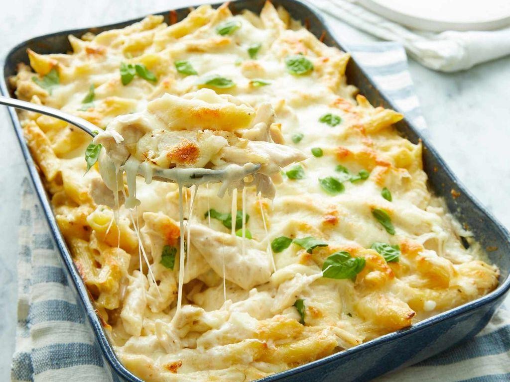 Chicken Alfredo Casserole