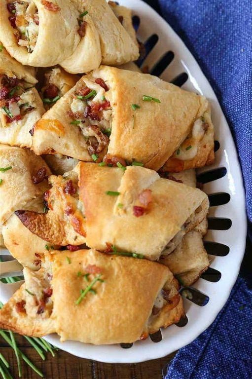 Chicken Bacon Ranch Crescent Bites