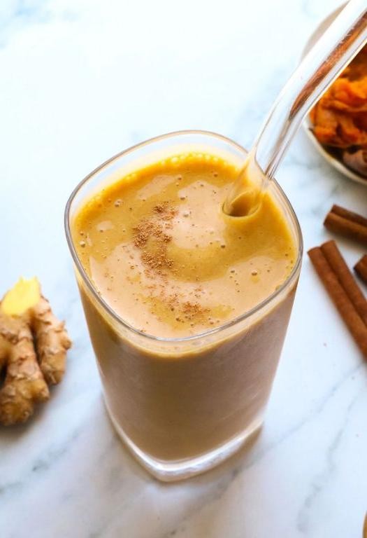 Chicken Broth and Sweet Potato Smoothie