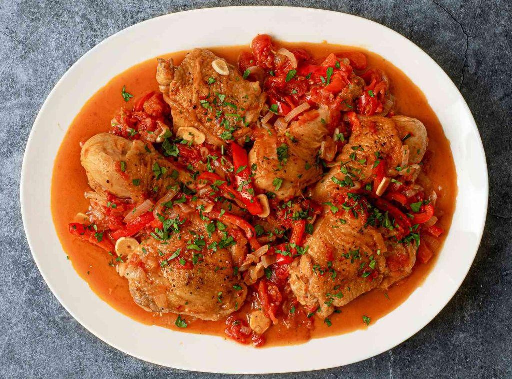 Chicken Cacciatore with Bell Peppers