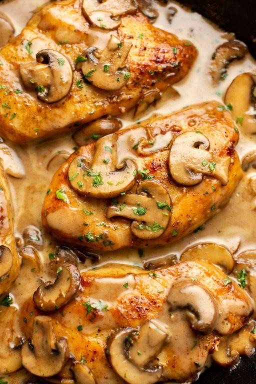 Chicken Marsala with Mushrooms