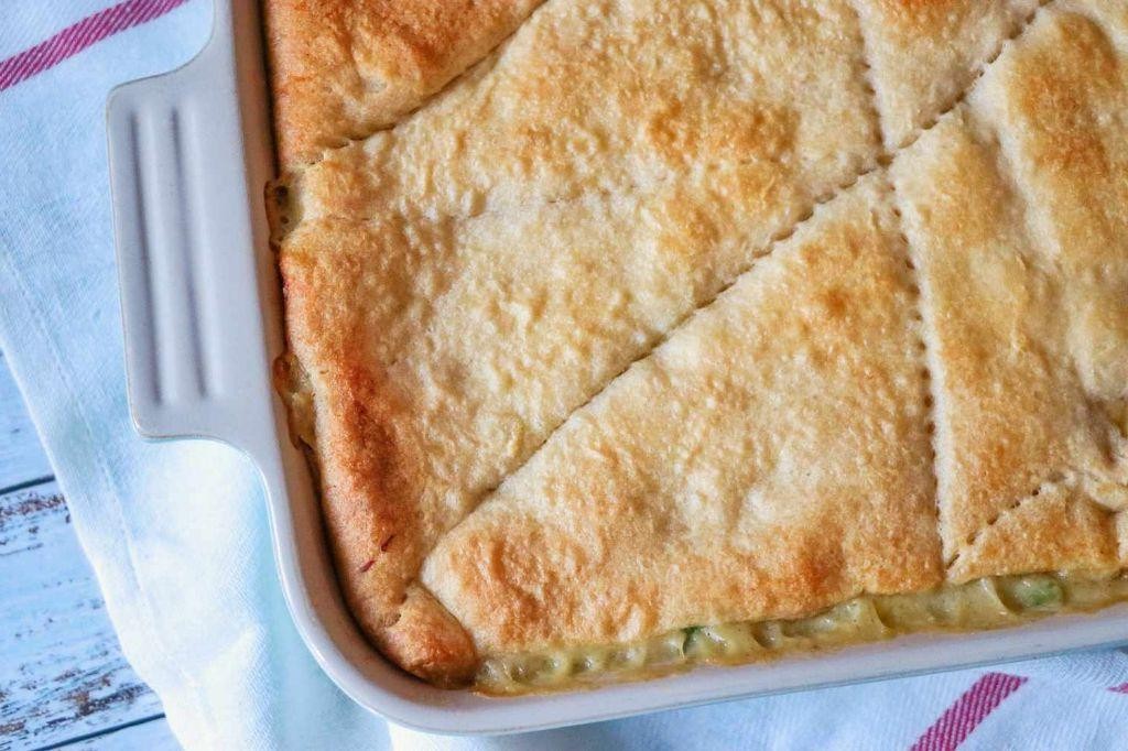 Chicken Pot Pie Crescent Bake