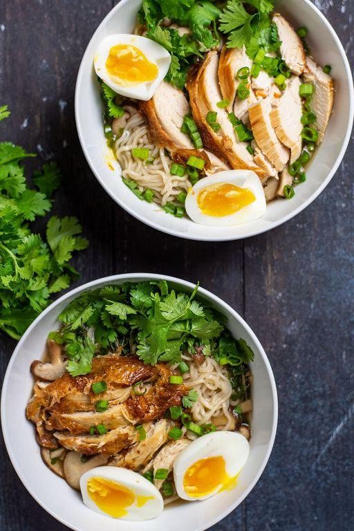 Chicken Ramen with Soft-Boiled Egg