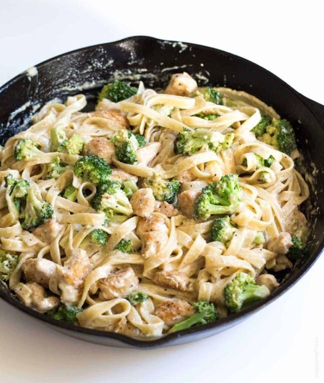 Chicken and Broccoli Alfredo
