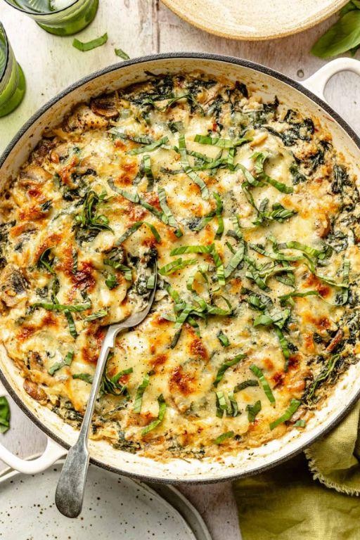 Chicken and Ricotta Skillet Casserole