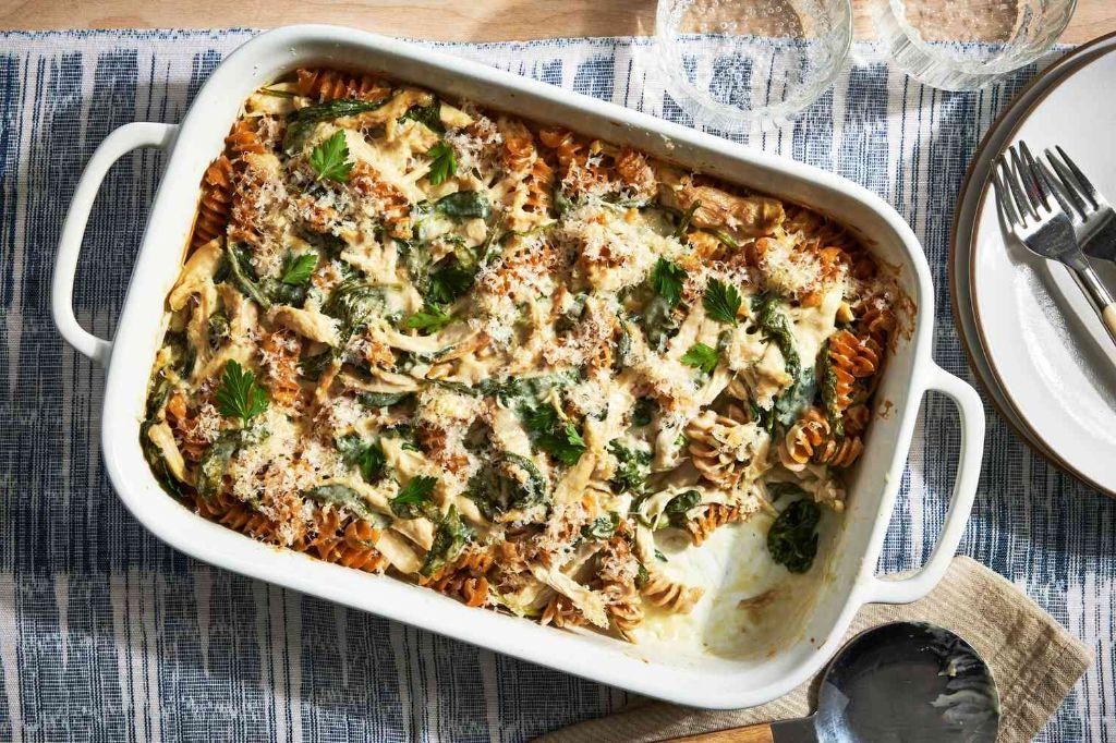 Chicken and Spinach Florentine Casserole