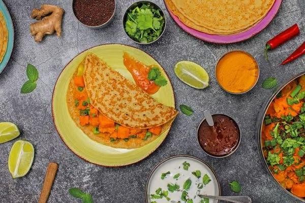 Chickpea Flour Dosas