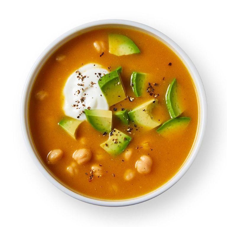 Chickpea and Avocado Awaken Soup
