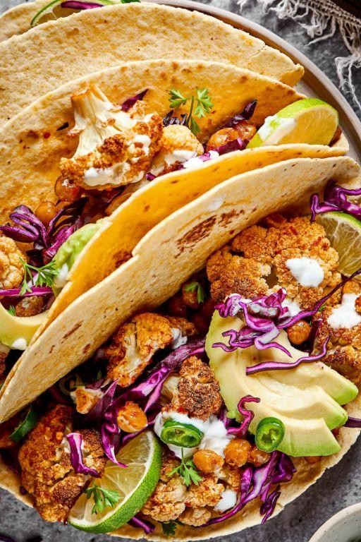 Chickpea and Cauliflower Tacos