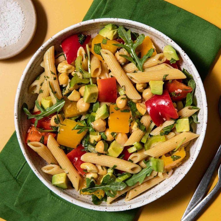 Chickpea and Penne Pasta Salad