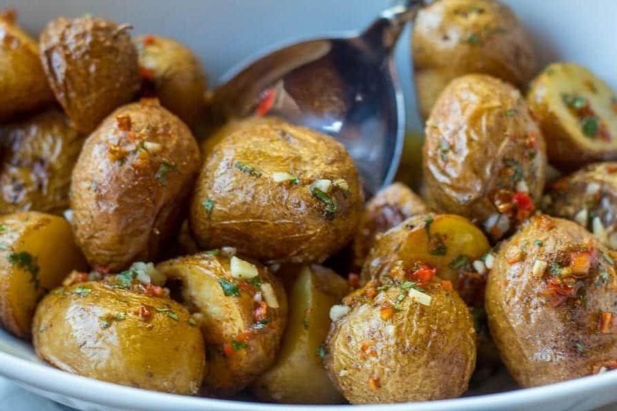Chili Lime Foil-Roasted Potatoes