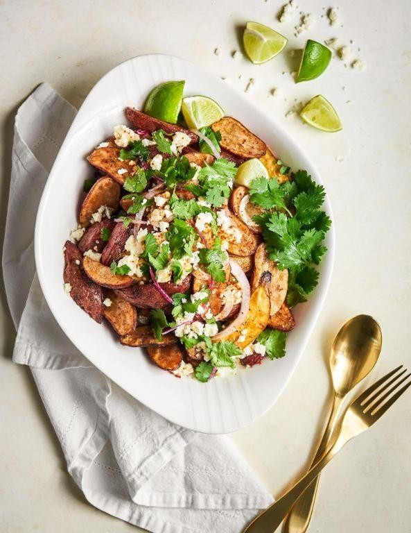 Chili Lime Roasted Fingerling Potatoes