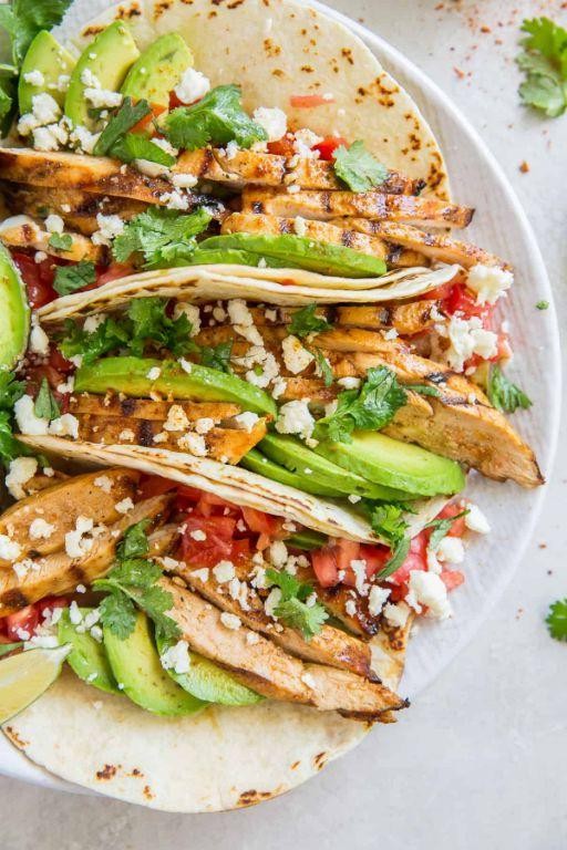 Chili Lime Shredded Chicken Tacos