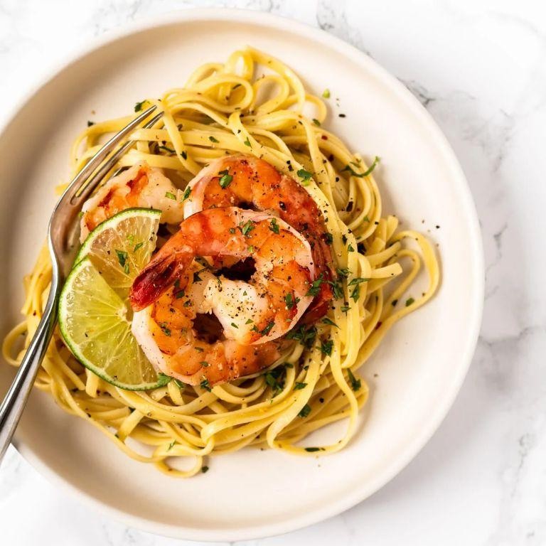 Chili Lime Shrimp Pasta