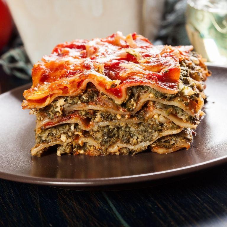 Chili Spinach Lasagna