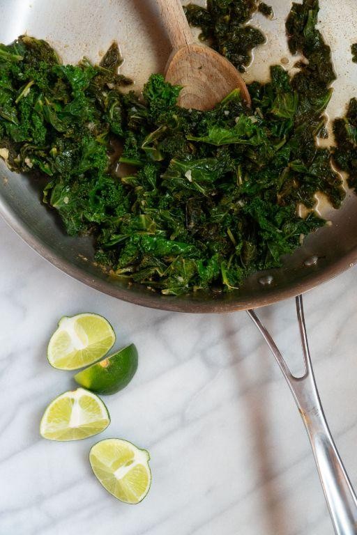 Chili-Lime Grilled Kale