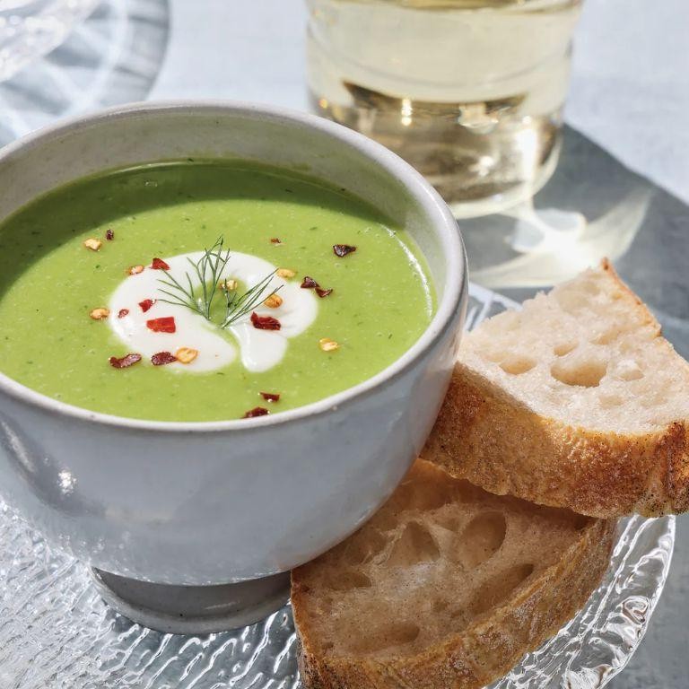 Chilled Gazpacho with Fresh Herbs