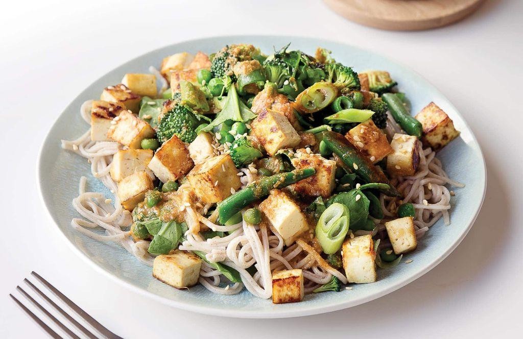 Chilled Sesame-Ginger Tofu Salad