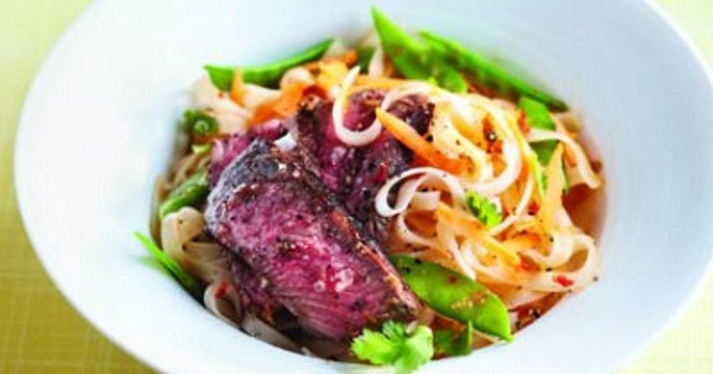 Chinese Five-Spice Beef Noodle Salad