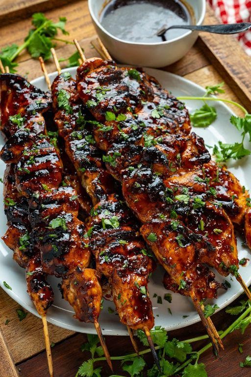 Chipotle Honey Lime Chicken Skewers