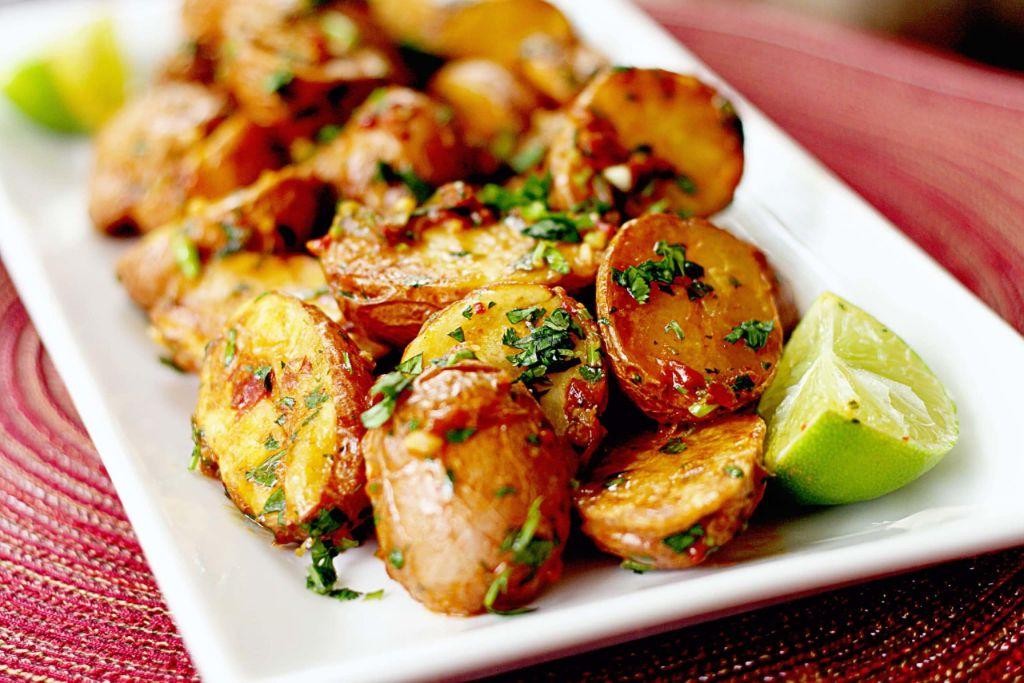 Chipotle Lime Foil Roasted Potatoes