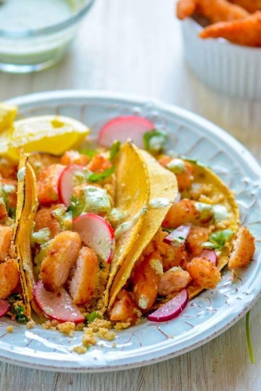 Chipotle Shrimp and Cauliflower Rice Tacos