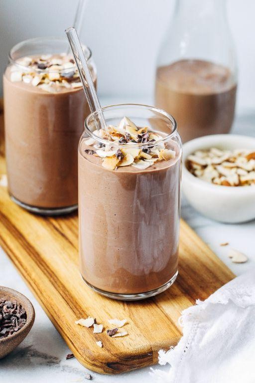 Chocolate Almond Energy Smoothie