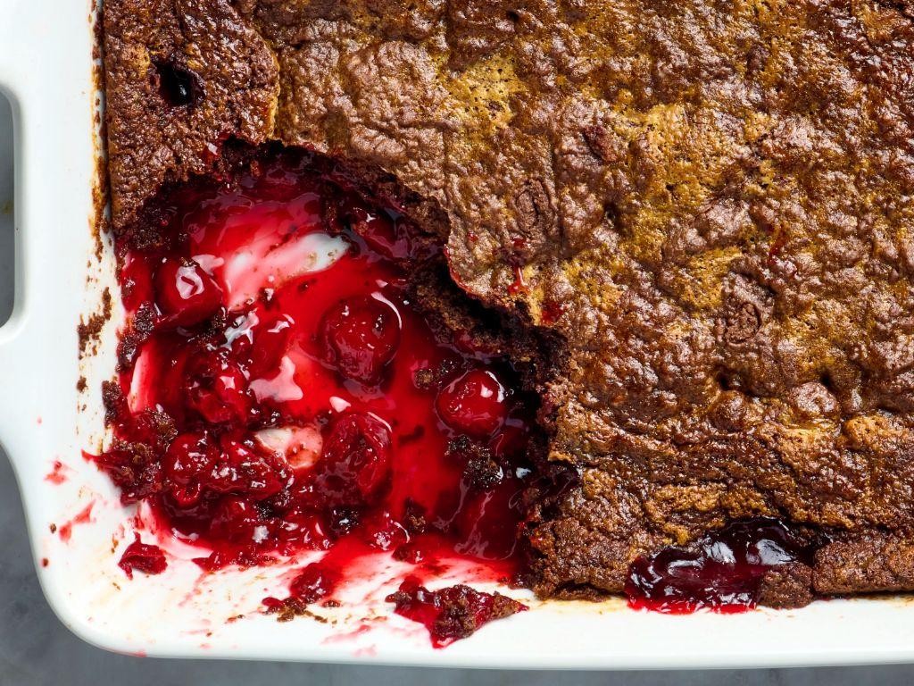 Chocolate Cherry Delight Dump Cake