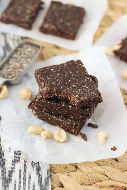 Chocolate Chia Protein Bars