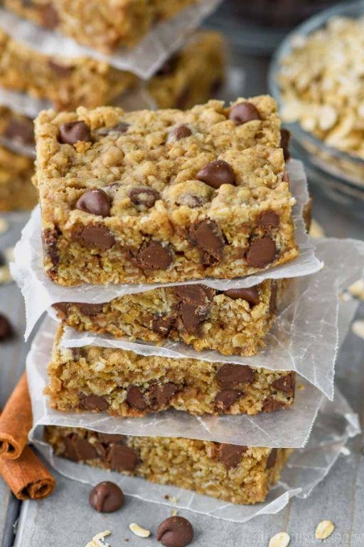 Chocolate Chip Oatmeal Bars