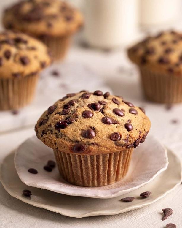 Chocolate Chip Vegan Muffins