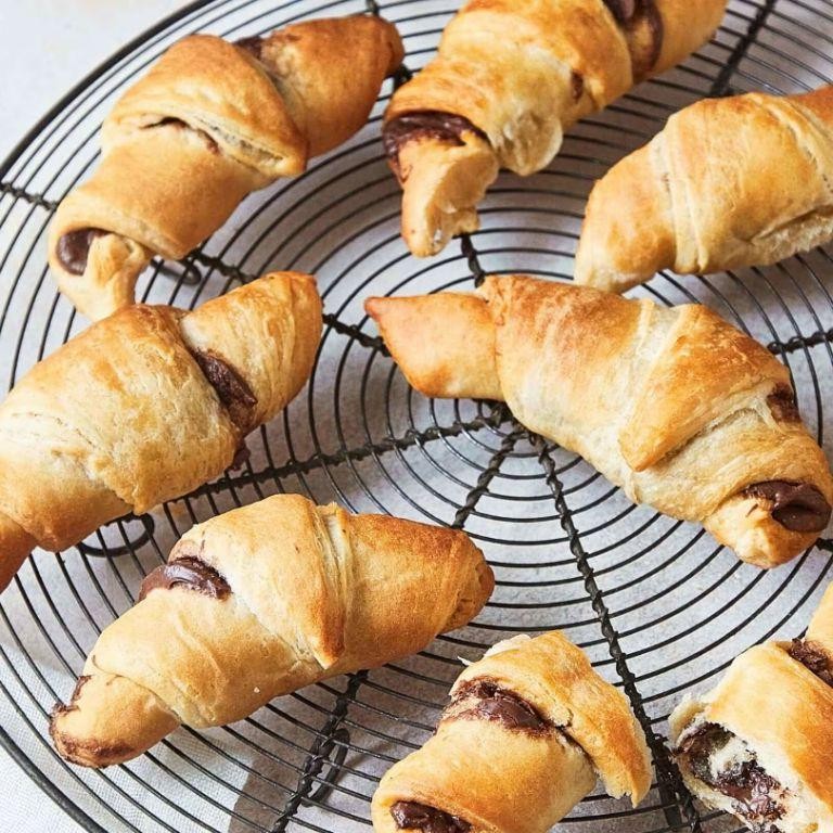 Chocolate Hazelnut Croissant Bake