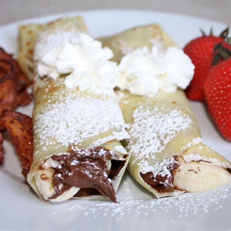 Chocolate Hazelnut Spread Crepes