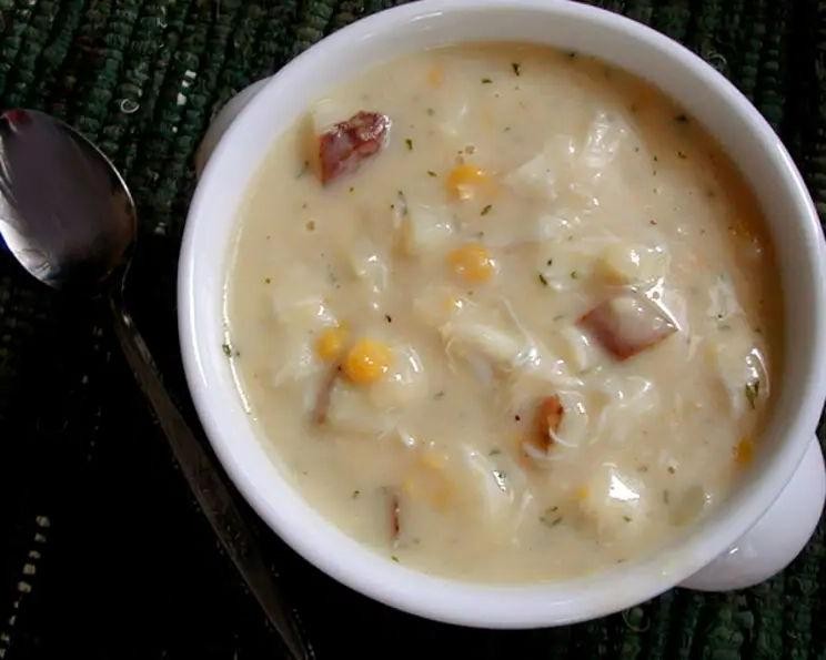 Chunky Potato and Crab Chowder