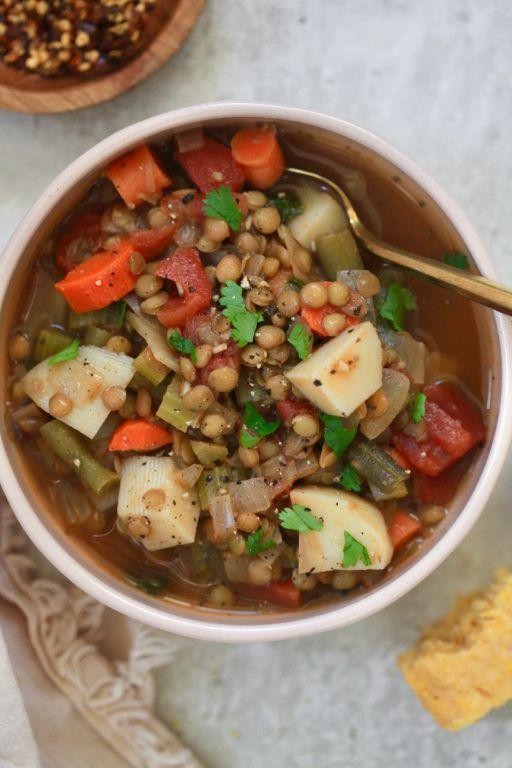 Chunky Vegetable and Lentil Sauce