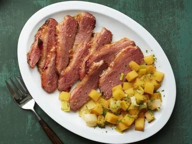 Cider-Braised Pressure Cooker Corned Beef with Cabbage