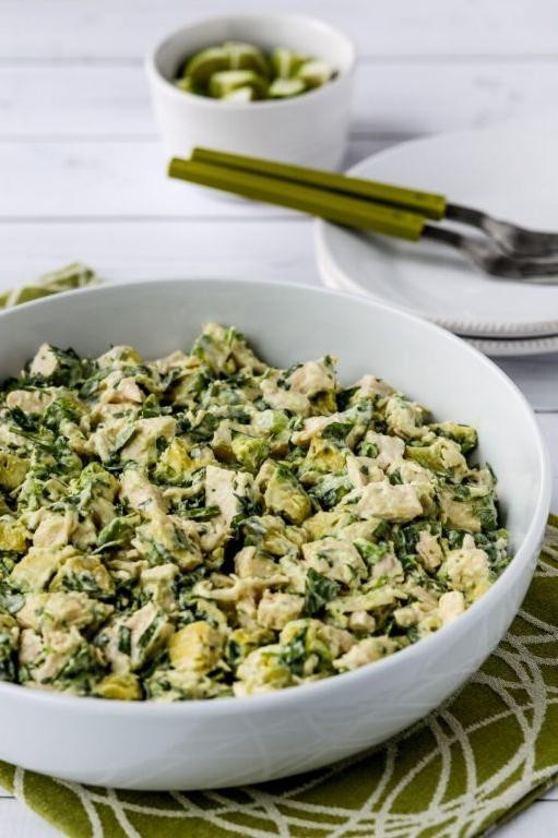 Cilantro Lime Chicken Salad with Avocado