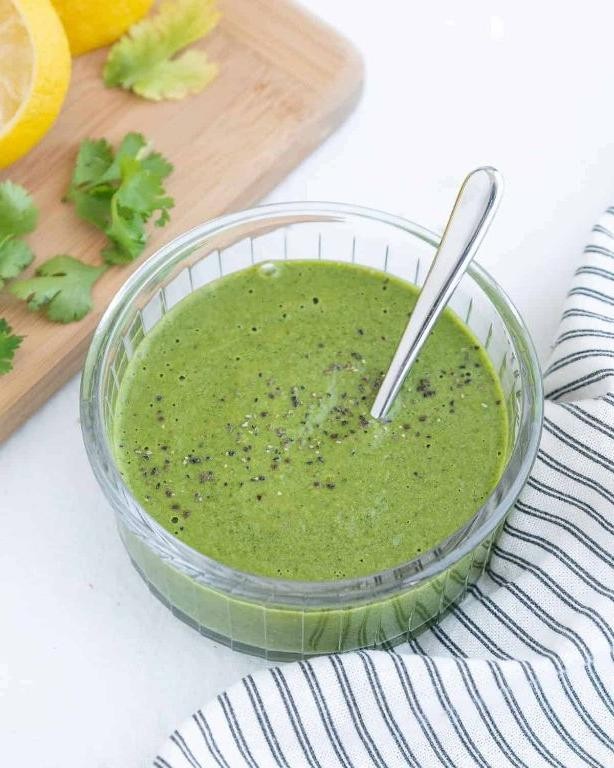 Cilantro Lime Green Chili Sauce