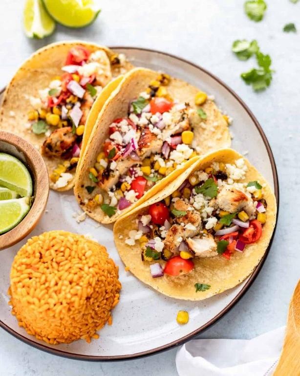 Cilantro Lime Marinated Chicken Tacos