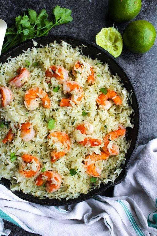 Cilantro Shrimp Fried Rice