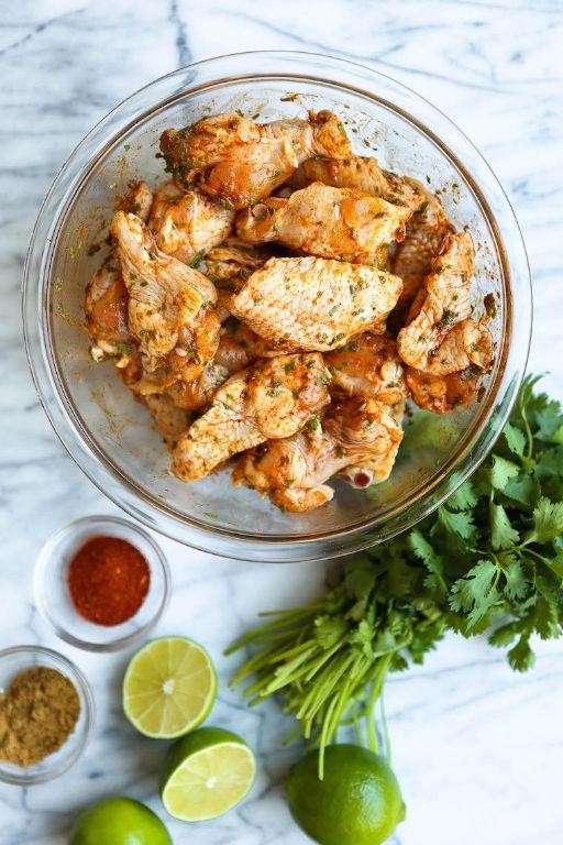 Cilantro-Lime Marinated Fried Chicken