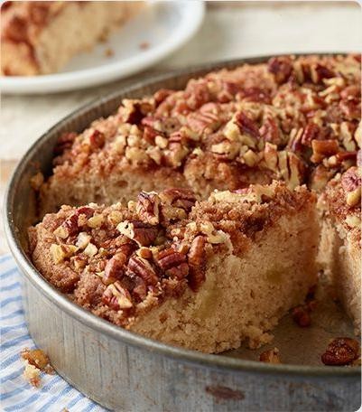 Cinnamon Pecan Coffee Crumb Cake