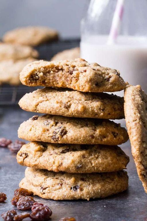 Cinnamon Raisin Paleo Cookies