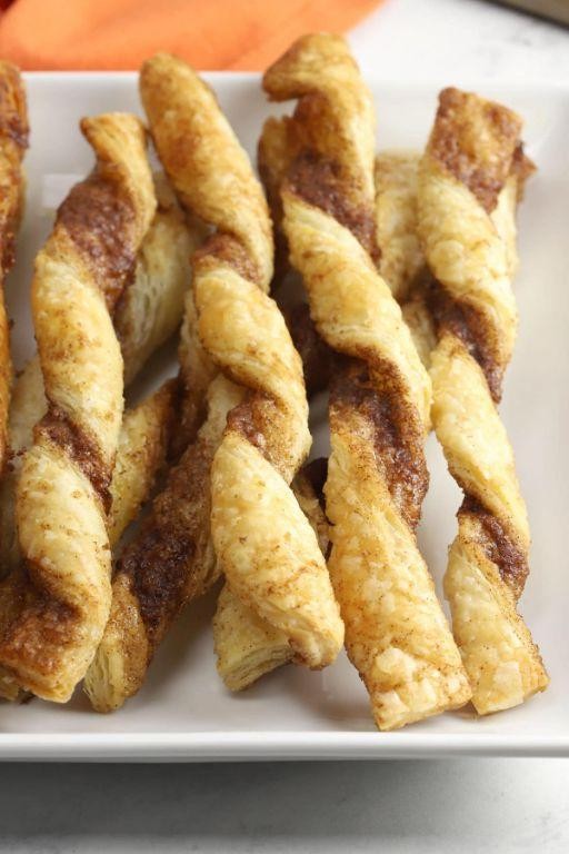 Cinnamon Sugar Puff Pastry Twists