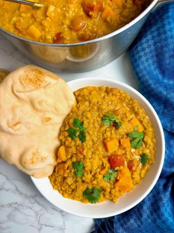Cinnamon and Turmeric Infused Indian Dal