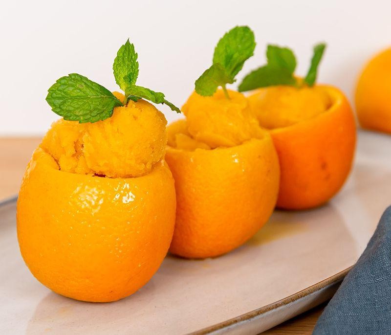 Citrus Orange Pulp Sorbet