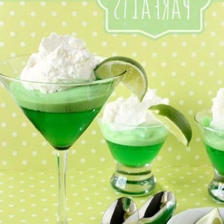 Citrus Zest Lime Jello Parfait